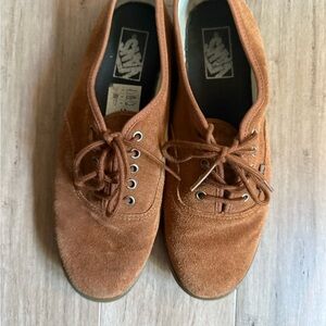 Vans Brown Suede Sneakers